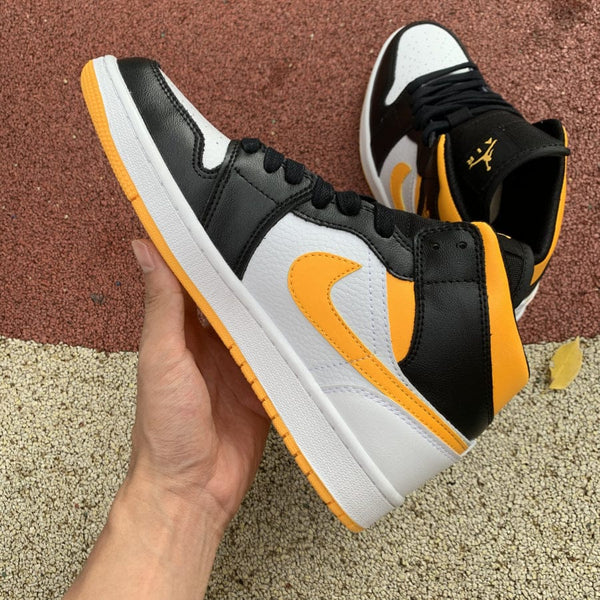 AJ1 MID LASER ORANGE BLACK