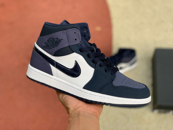 AJ1 MID OBSIDIAN SANDED PURPLE