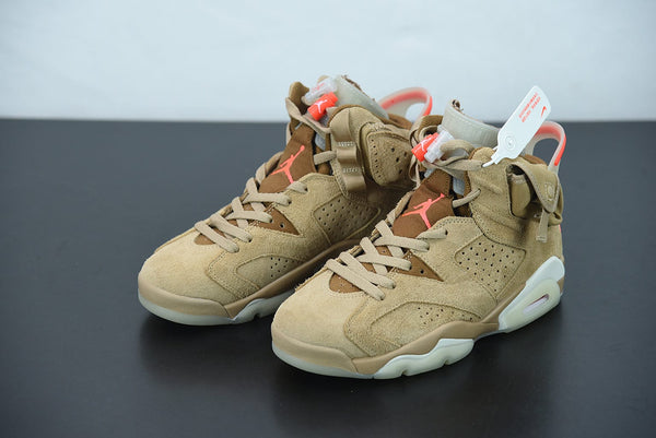 JORDAN 6 RETRO TRAVIS SCOTT BRITISH KHAKI