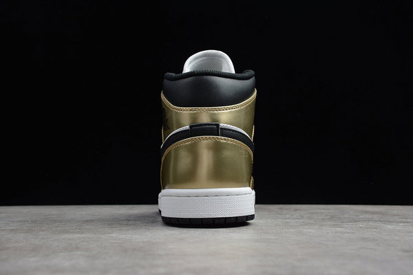 AJ1 MID METALLIC GOLD BLACK