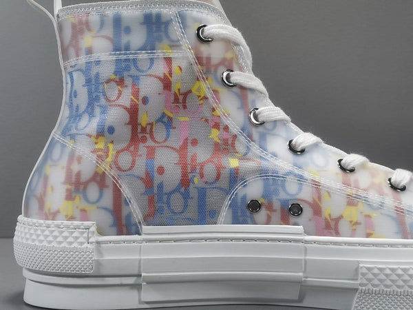 DIOR B23 HIGH TOP MULTICOLOR OBLIQUE