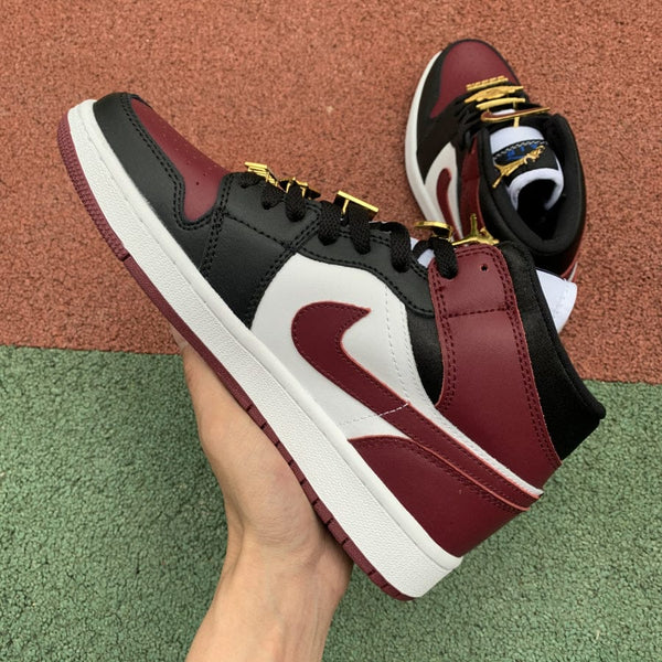 AJ1 MID SE BLACK DARK BEETROOT