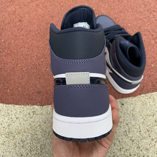 AJ1 MID OBSIDIAN SANDED PURPLE