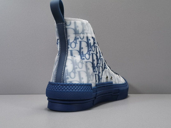 DIOR B23 HIGH TOP BLUE OBLIQUE