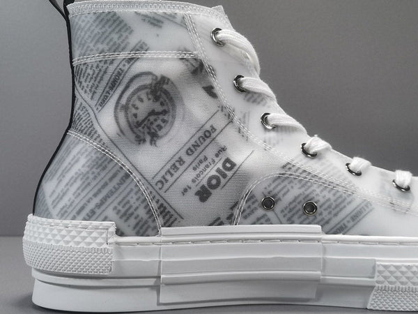 DIOR B23 HIGH TOP DANIEL ARSHAM NEWSPAPER