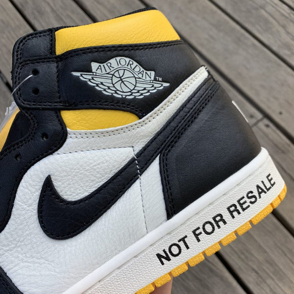 AJ1 RETRO HIGH NOT FOR RESALE VARSITY MAIZE