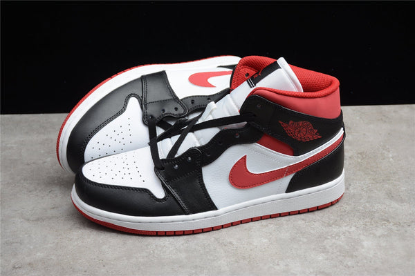 AJ1 MID GYM RED BLACK WHITE