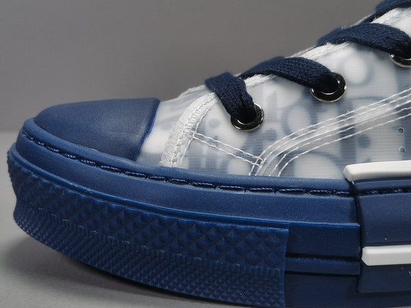 DIOR B23 HIGH TOP BLUE OBLIQUE