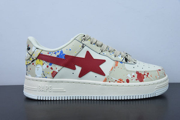 A Bathing Ape Bape Sta Paint Beige